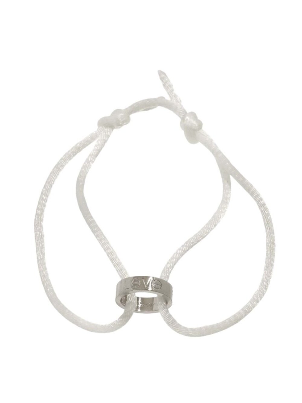 Cartier Love Charity Bracelet 18k White Gold